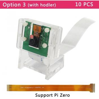 10 caméras Raspberry Pi 5MP OV5647 avec accessoires acryliques