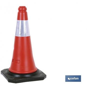 Cono de Seguridad Reflectante 75 cm – 2 kg