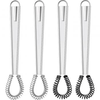 4 Pcs Milk Frother and Coffee Mixer Set