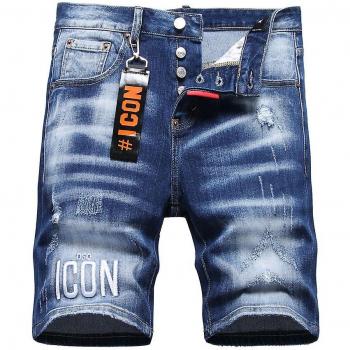 Shorts Vaqueros Azul y Negro de Calidad
