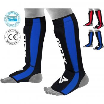 RDX T2 MMA Shin Guards – Blue (S/M)