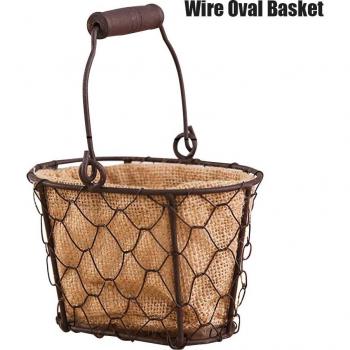 Wall-Mounted Iron Wire Storage Basket