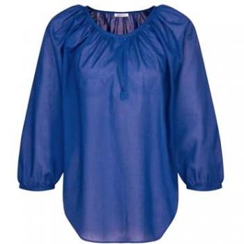 Seidensticker Damen 3/4-Arm Tunika Bluse Schwarze Rose Tintenblau Gr. 38