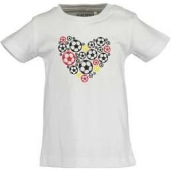 T-shirt Coeur en Blanc Blue Seven
