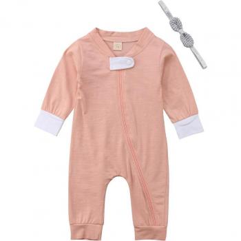 Bebé Otoño: Camiseta + Diadema en Dos Colores