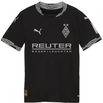 PUMA Borussia Mönchengladbach Tercia Maglia Junior 24/25 Argento/Nero