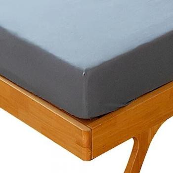 Kono Bedding MaxComfort 100% Polycotton 10” Deep Fitted Sheet All‑Around Elastics