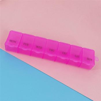 7 Tage Pillenbox mit Fächern für Medikamente
