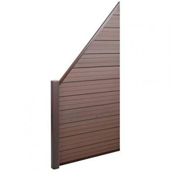 Abat-Vent Sarthe, Poteau Aluminium 0,95m Marron
