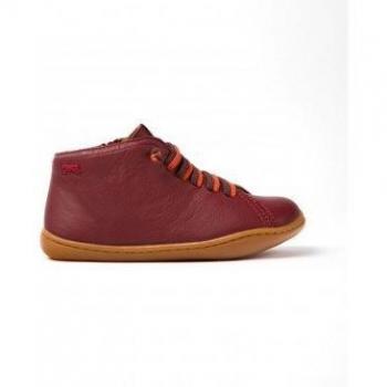 Camper Peu Cami Sella Tie Burgundy Damen-Barfußstiefeletten EU 38 (Innenschuh 247 × 90 mm)