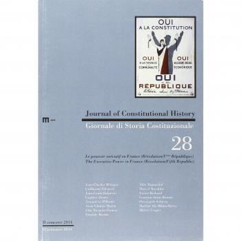 Giornale di storia costituzionale. Ediz. italiana e inglese