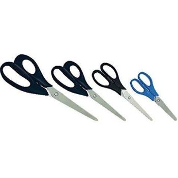 Q-Connect Elite 8” Black Handle Scissors