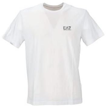 Emporio Armani EA7 2XL White Contrasting Logo Top