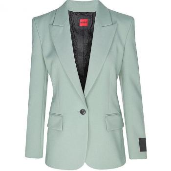 HUGO Blazer Antega – Hellgrüner Stoff – Frauen – 34