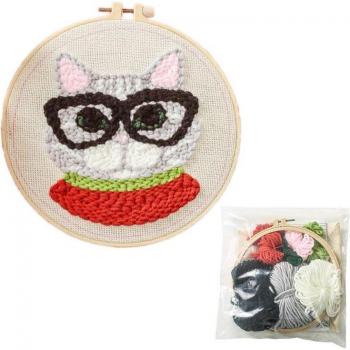 DIY Punch Needle Embroidery Set for Beginners