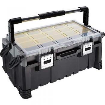 Caja de herramientas con cierres metálicos Tectake