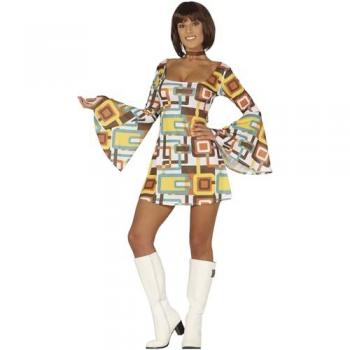 Elegância Decadente: Vestido Anos 70