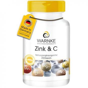 Warnke Zink & C Stärke Kapseln 130 g