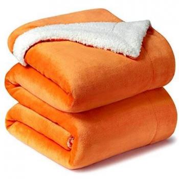 Couvre Lit 2 Personnes Bedsure Orange 220x240