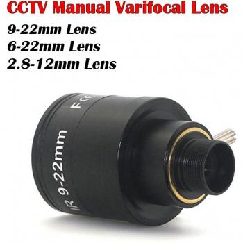 Objectif varifocal HD 9-22mm pour caméra CCTV