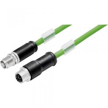M12 Connector Cable, Straight, 5.00 m