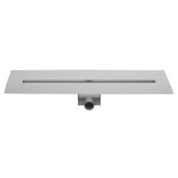 Easydrain XS 80 cm avec grille Z1 canal de douche et siphon 50 mm chrome