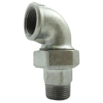 Coude union fileté 33/42 en fonte