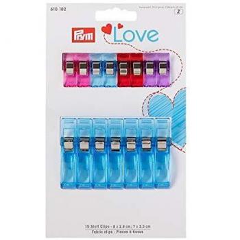 Prym Fabric Clamp Sets with Two Sizes: 2.6 cm and 5.5 cm