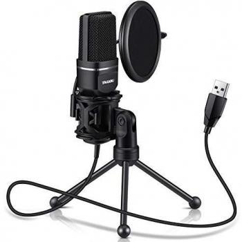TKGOU Desktop USB Mic with Tripod