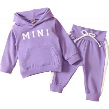 Vêtements d'automne bébé 0-24M haut à capuche