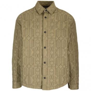 Giacca Overshirt Palm Angels Nylon Verde M