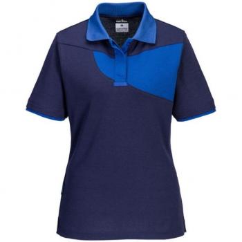 Portwest Women's Polo – Navy/Mid Blue (M)