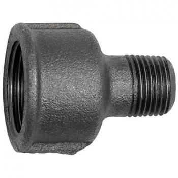 Riegler Reduziermuffe 246, Rp 2 1/2 i., R 2 a., Gusseisen schwarz