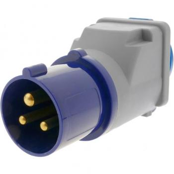 Enchufe CETAC Macho a SCHUKO Hembra 16A IP44