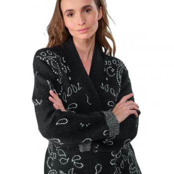 Cardigan BAO femme couleur chocolat