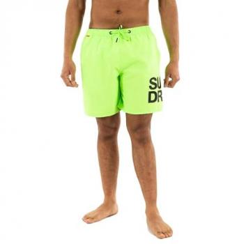 Maillot de Bain Superdry Sportswear Vert pour Homme