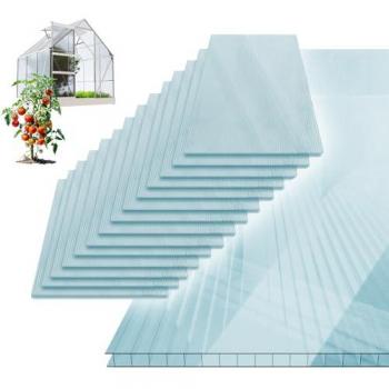 GARMIO® 14er Set Hohlkammerstegplatten ACRI 4mm UV-beständig für Gewächshäuser