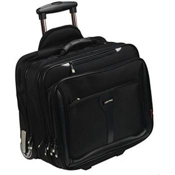 Lightpak Bravo 2 Nylon Business Trolley with Laptop Compartment Black