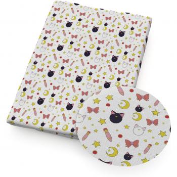 50x145cm DIY Home Textile Fabric with Plant and Animal Print
