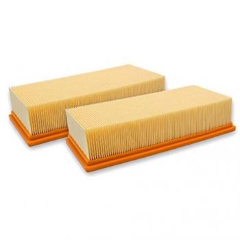 Dual Flat‑Fold Pleated Filter Elements for Kärcher NT‑75/2 – VHBW Edition