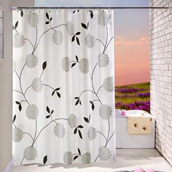 PureWater Frosted Bathroom Curtain Liner