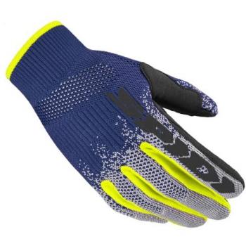 Spidi Ghiaccio Blu Guanti X‑Knit – S (Materiale Tessuto)