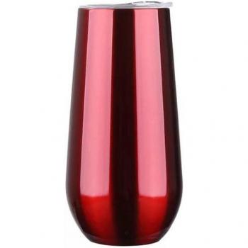 Mince boîte à œufs, tasse en acier inox, isolation, rouge vin, style européen