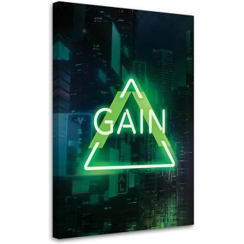 Toile de dessin 40×60 cm “Gain” en vert, plusieurs couleurs