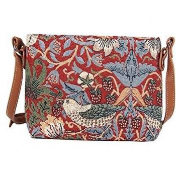 Signare Small Shoulder Bag with William Morris Design