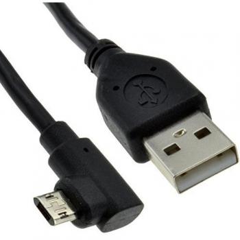 Right Angle Micro B USB 2.0 Charging Cable 3m