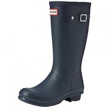 Hunter Unisex Kids Original Tall Rain Boots in Navy Blue, Size 4 Child UK