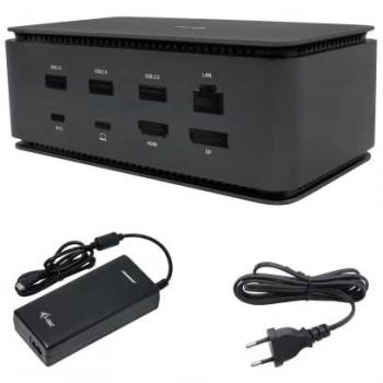 I-tec USB4 Metal Dual 4K Docking Station with HDMI, DisplayPort, and 80W Power Delivery