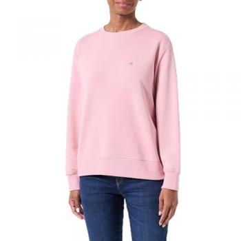 Gant Damen Sweatshirt SHIELD C-NECK SWEAT in Dusty Pink, Größe M