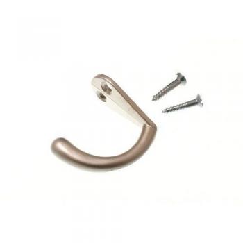 Sleek Single Hat and Robe Coat Hanger Clothes Hook Set